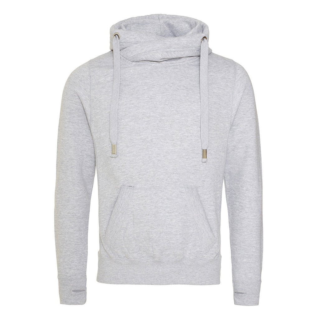 Cross neck hoodie
