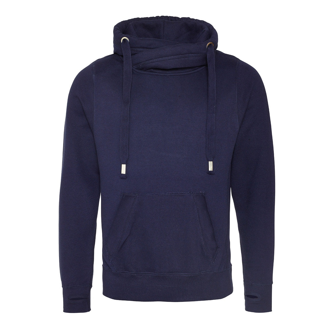 Cross neck hoodie