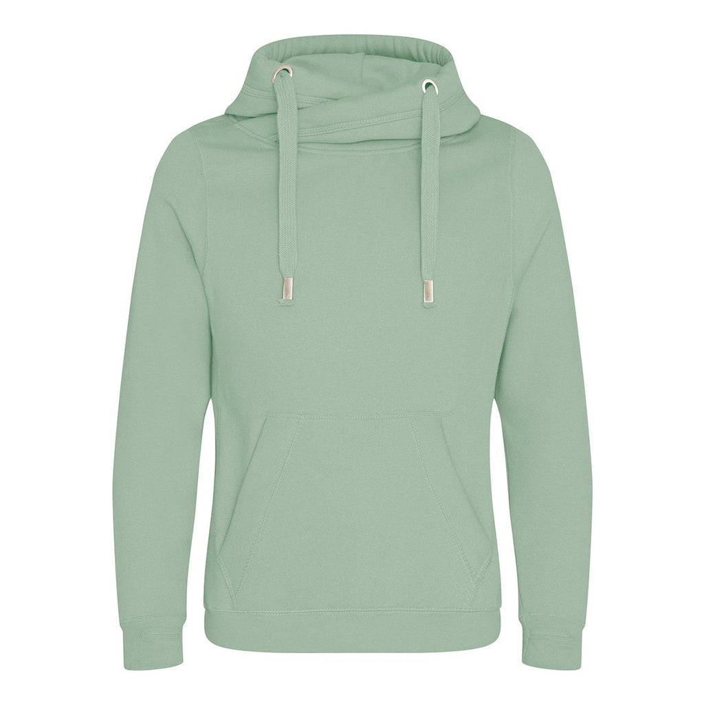 Cross neck hoodie