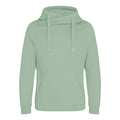 Cross neck hoodie