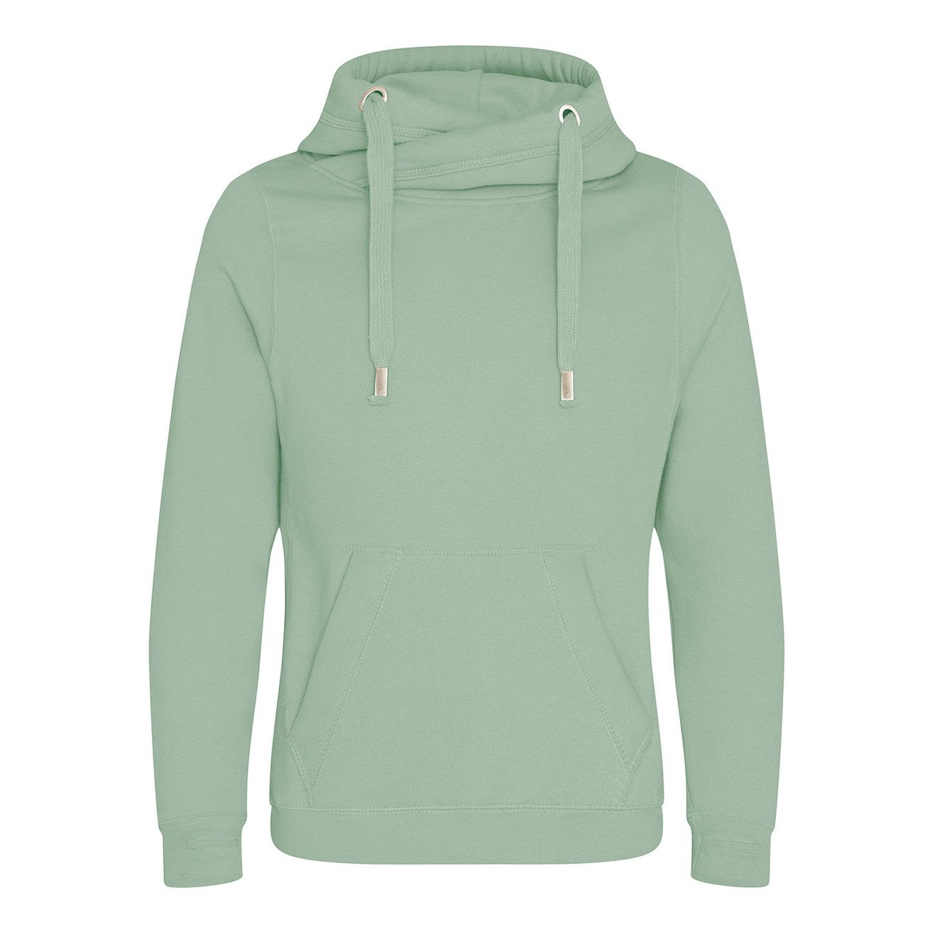 Cross neck hoodie