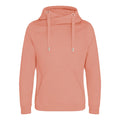 Cross neck hoodie
