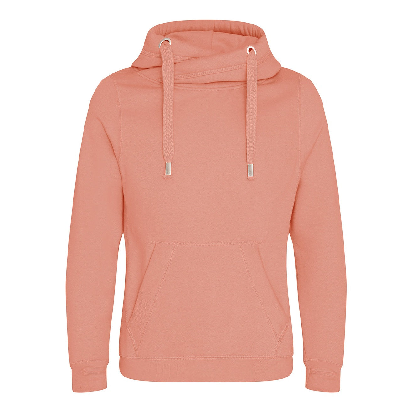 Cross neck hoodie