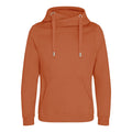 Cross neck hoodie
