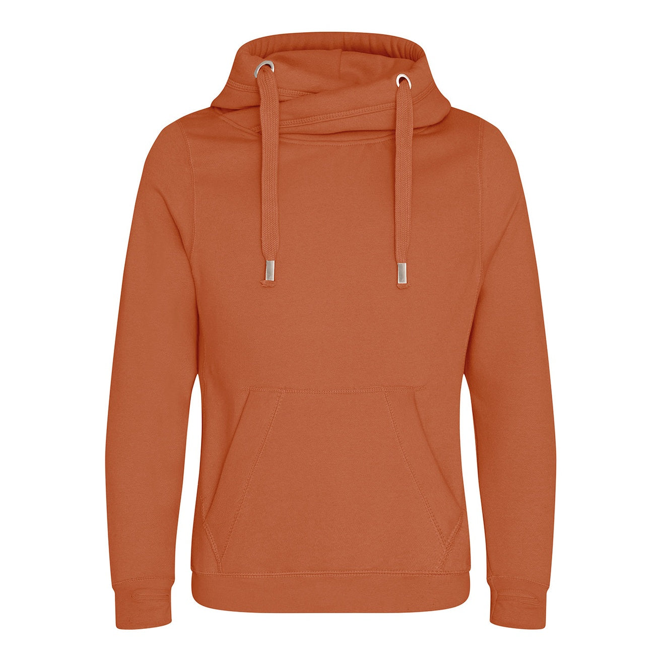 Cross neck hoodie