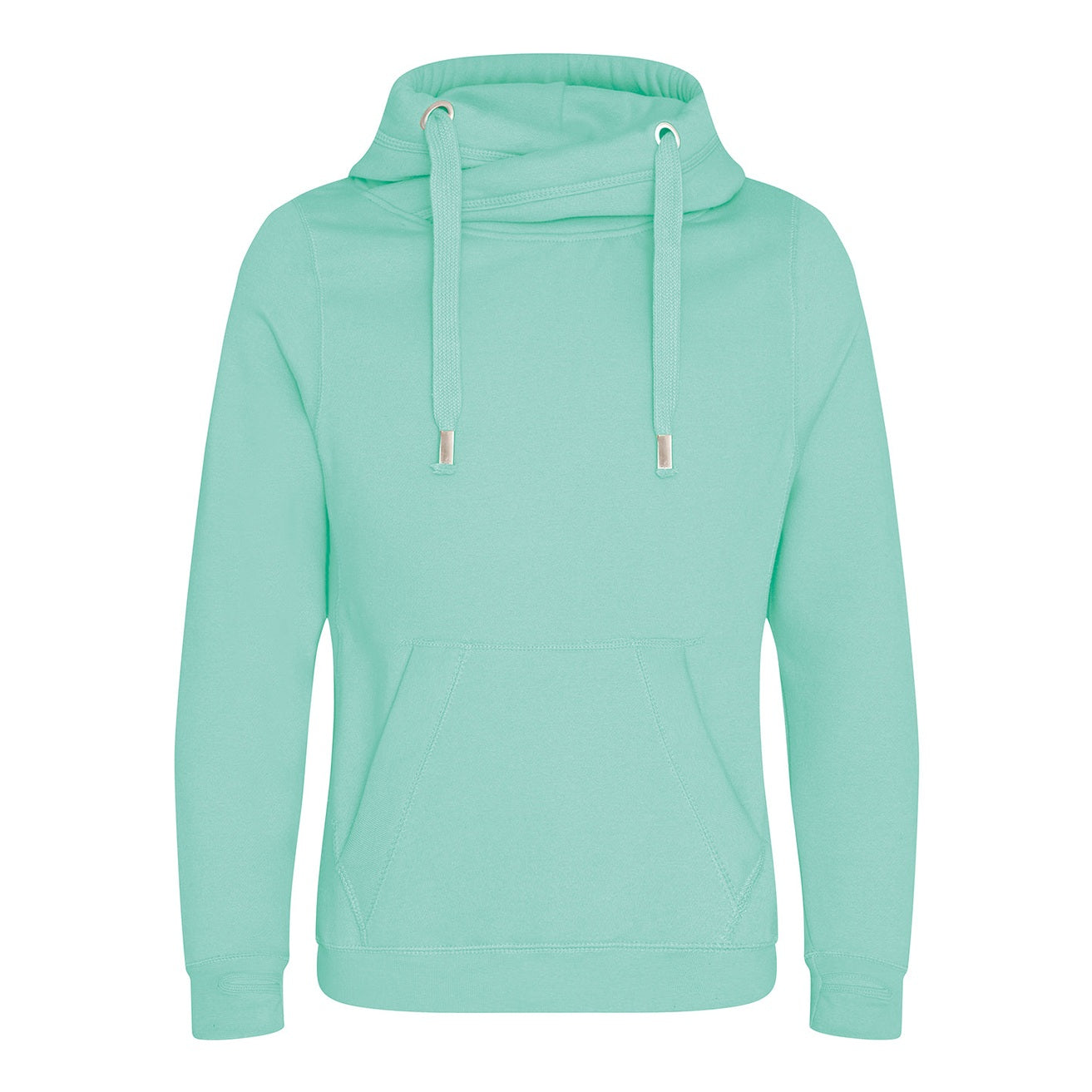 Cross neck hoodie