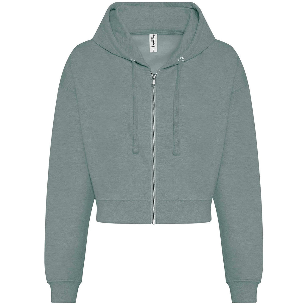 Women's fashion cropped zoodie